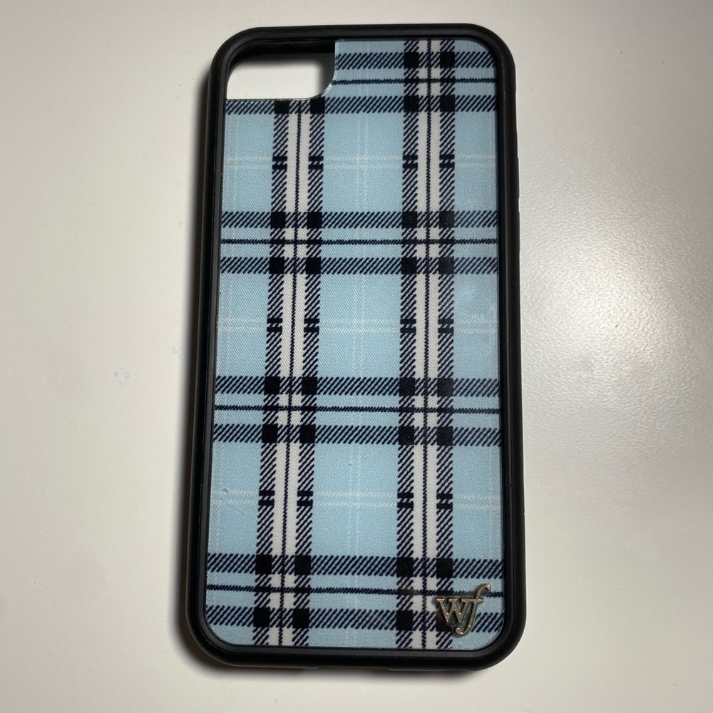 Wildflower Iphone 6s Case Plaid Blue